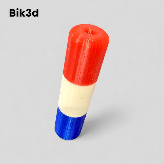Logitech Driving Force Extended Gear Knob Shifter Modification for G29 G25 G920 G27 G923, Red/White & Blue